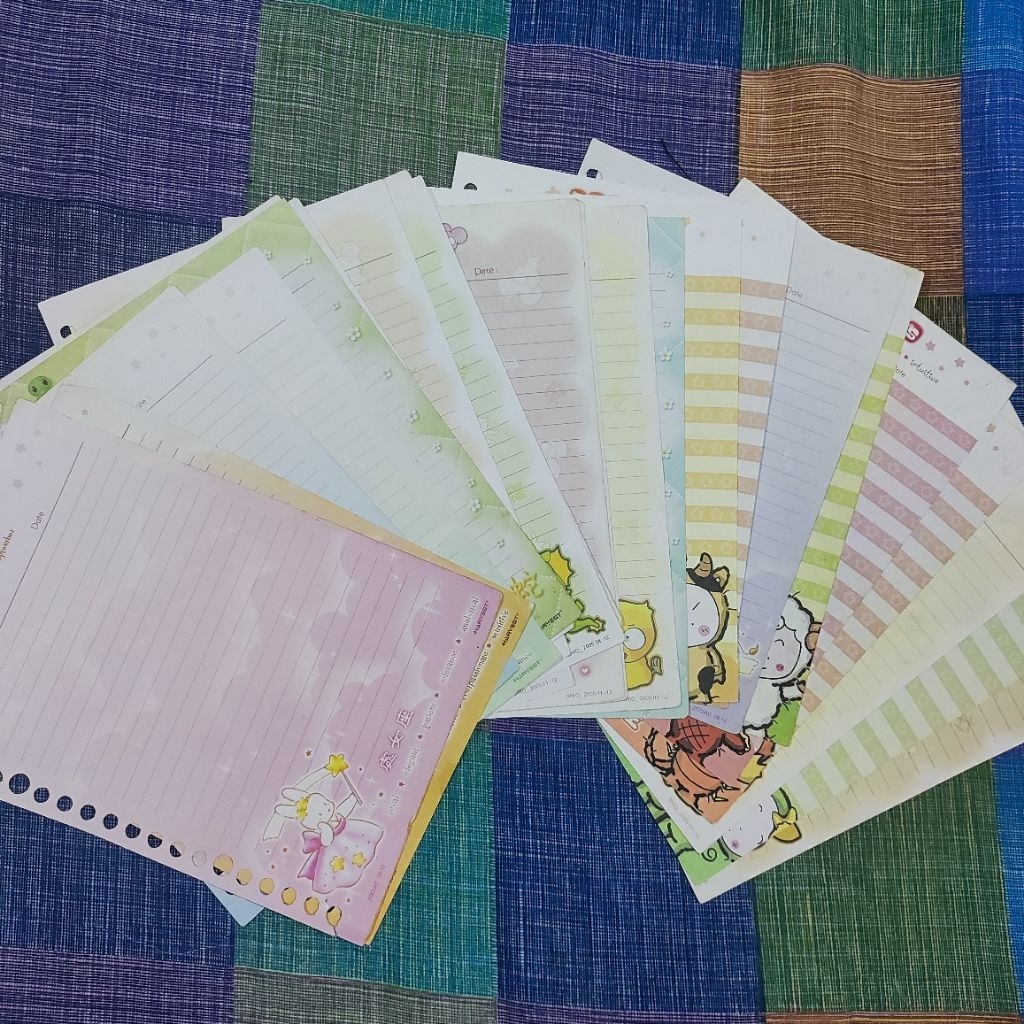 (HARGA PER LEMBAR) Kertas Binder Harvest / Kertas Binder Jadul - Shio Zodiac Vol. 2