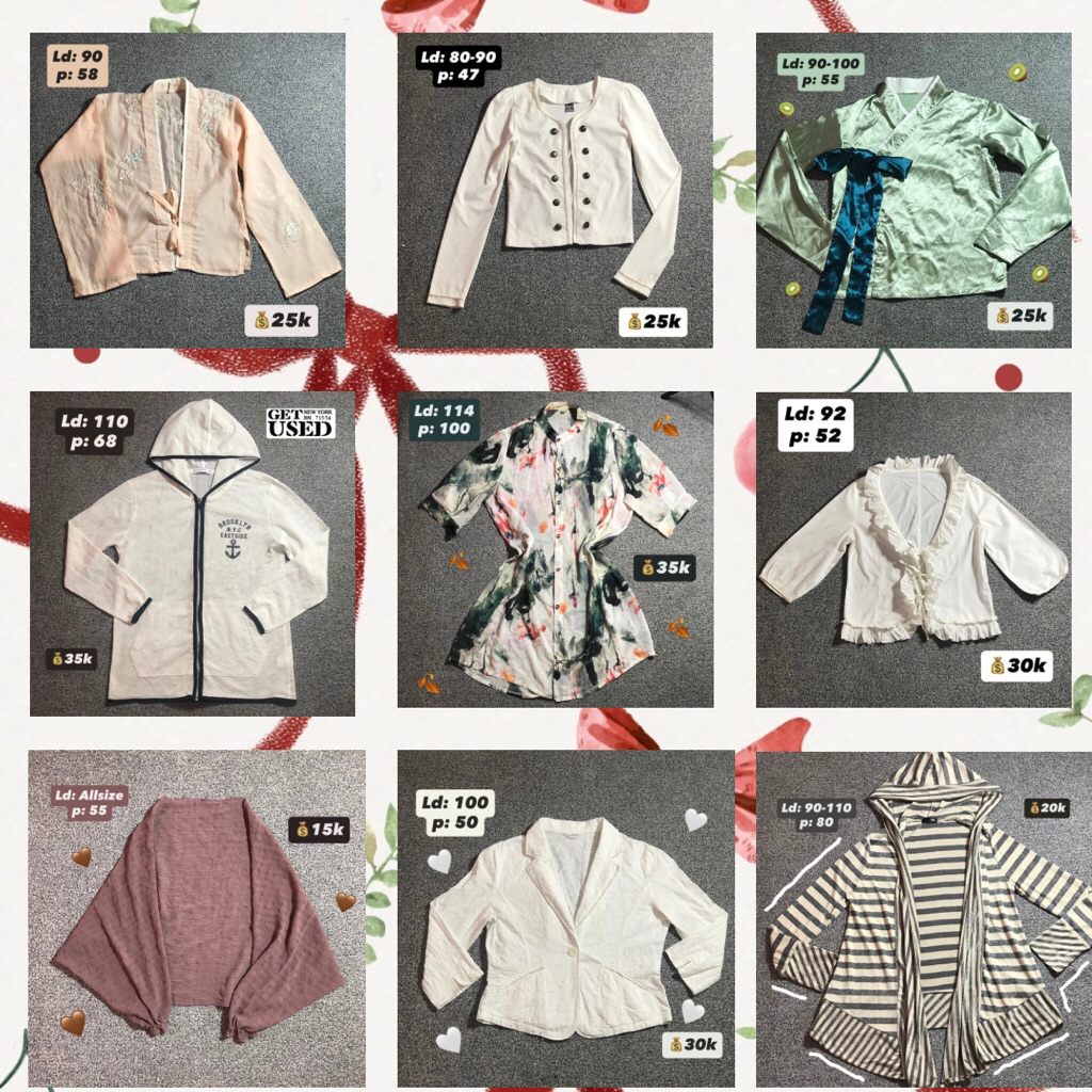 Outer bulu blazer panjang luaran baju wanita