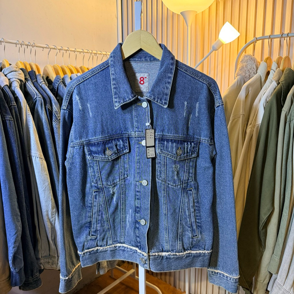 JACKET JEANS CEWEK WANITA BRAND 8 SECOND
