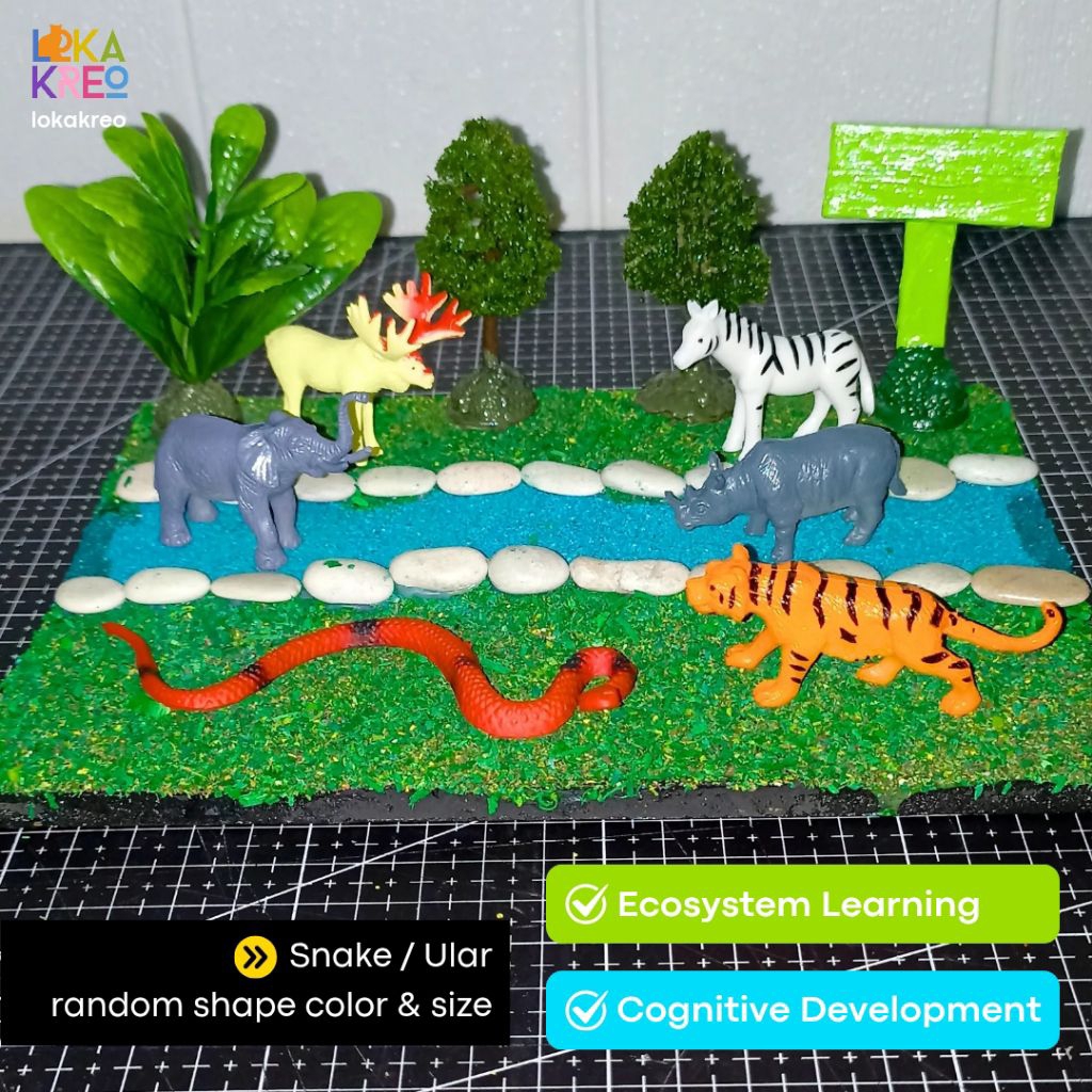 Diorama forest zoo diorama farm diorama ocean  paket diorama tugas sekolah maket diorama hewan hutan