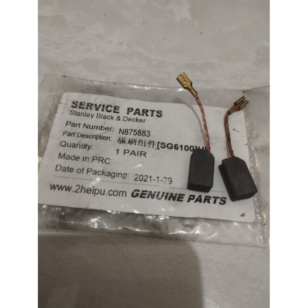 carbon brush gerinda stanley SG 6100/arang spul gerinda stanley original