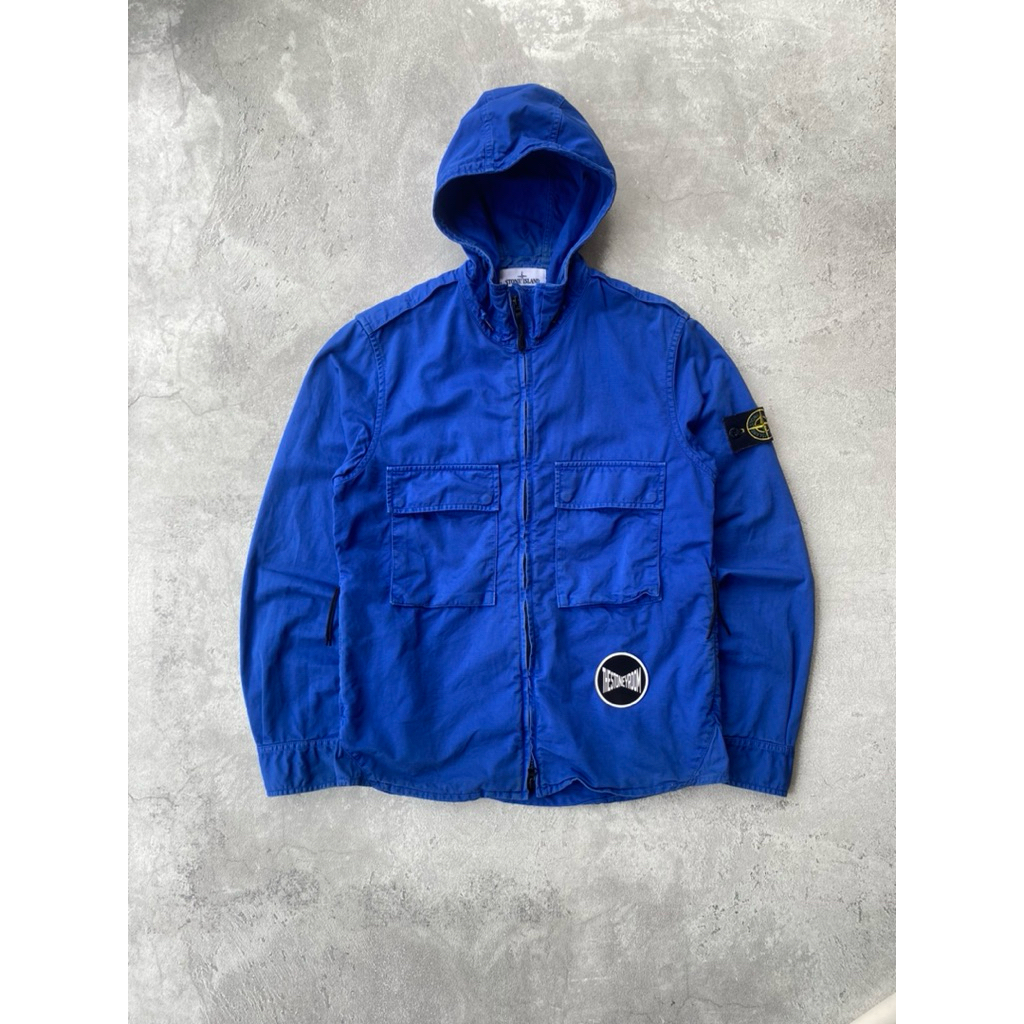 Stone Island Overshirt Hoodie Thick Cotton 100% Original
