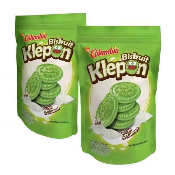 PAKET 3PCS COLUMBIA BISKUIT KLEPON 30gr