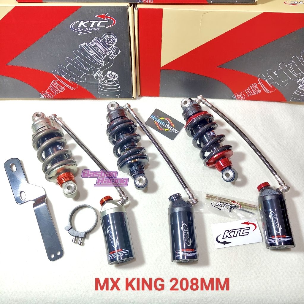 MONOSHOCK JUPITER MX KTC RACING ORIGINAL 208MM SHOCK BELAKANG TABUNG PISAH JUPITER MX KING JUPITER M