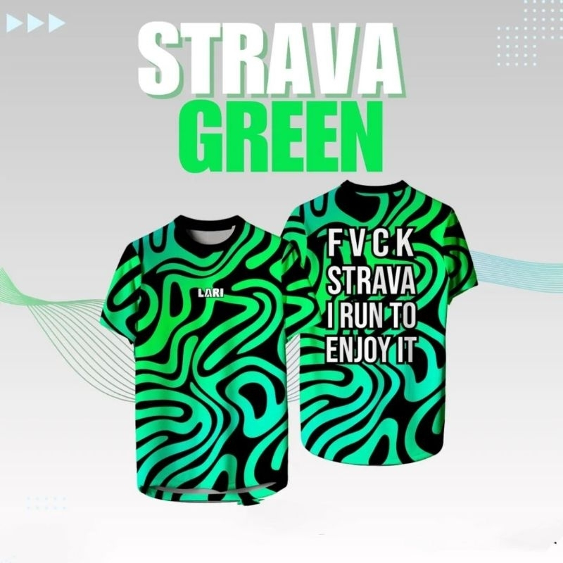 Jersey Running Fvck Strava New Concept/Jersey Lari Fvck Strava