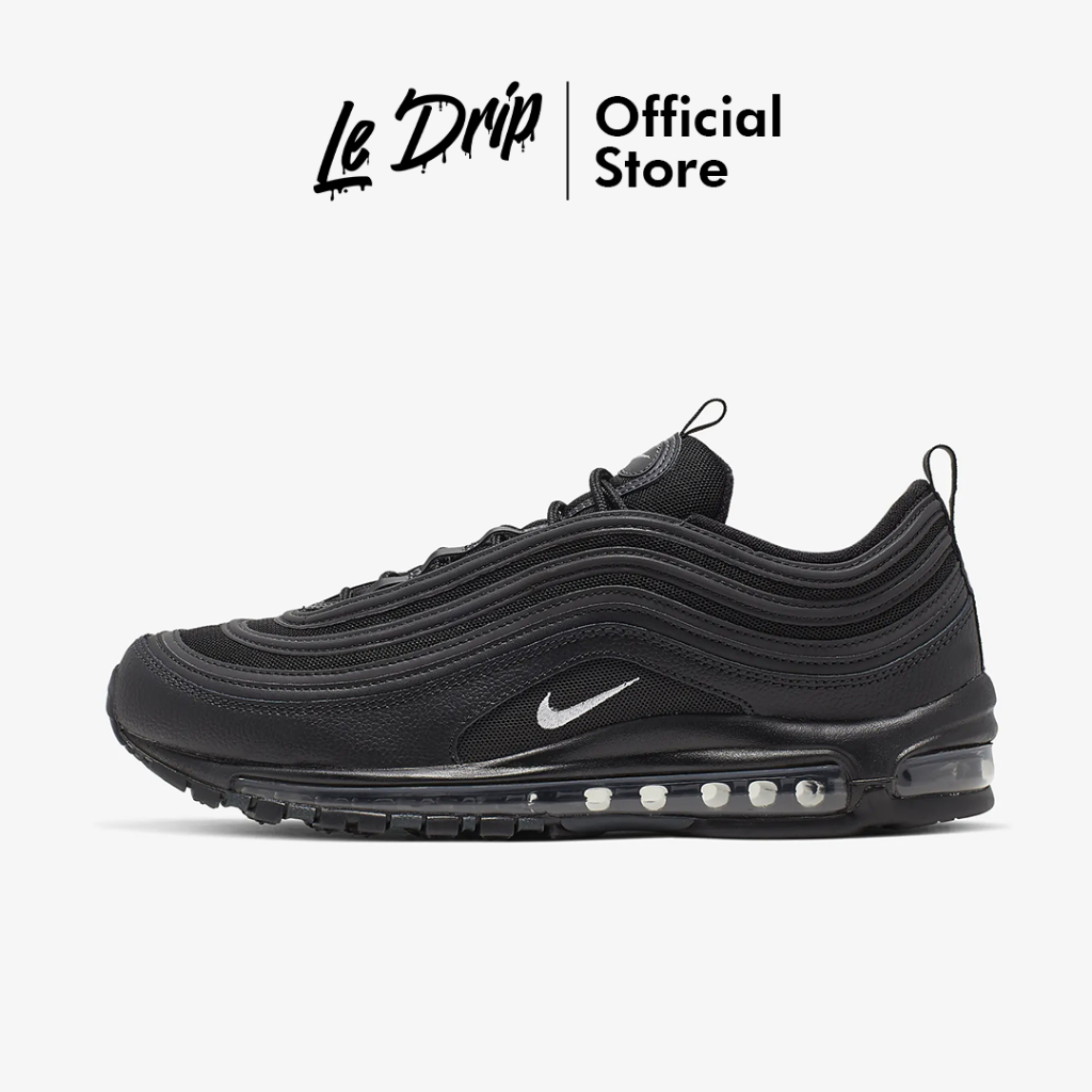 Sepatu Nike Airmax Air Max 97 Tripleblack All Black Dark Grey Reflective Authentic