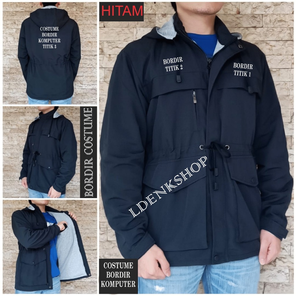 JAKET PARKA COSTUME BORDIR 3 TIITK BORDIR