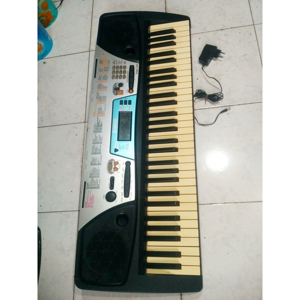 keyboard piano yamaha psr 175.normal bekas pemakaian rumah an
