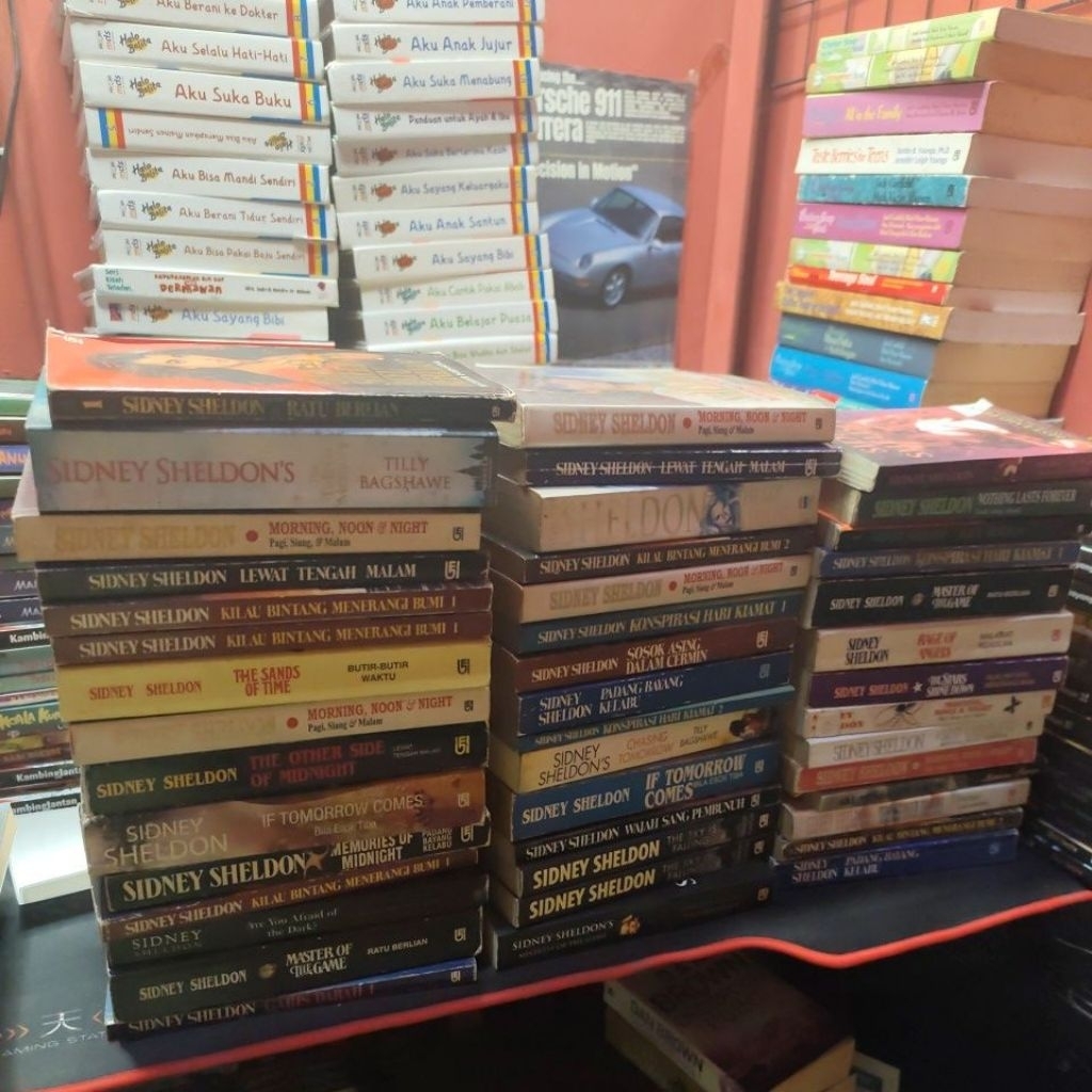 Novel thriller Misteri Roman Terjemahan karya sidney Sheldon Original Preloved