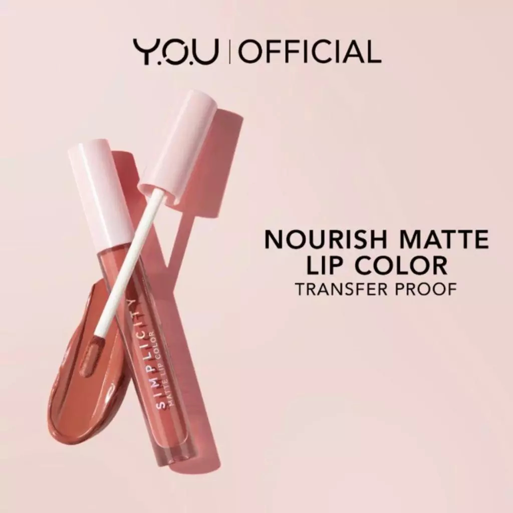 YOU The Simplicity Matte Lip Color - Lipcream Liquid Matte Original BPOM by Y.O.U Makeup