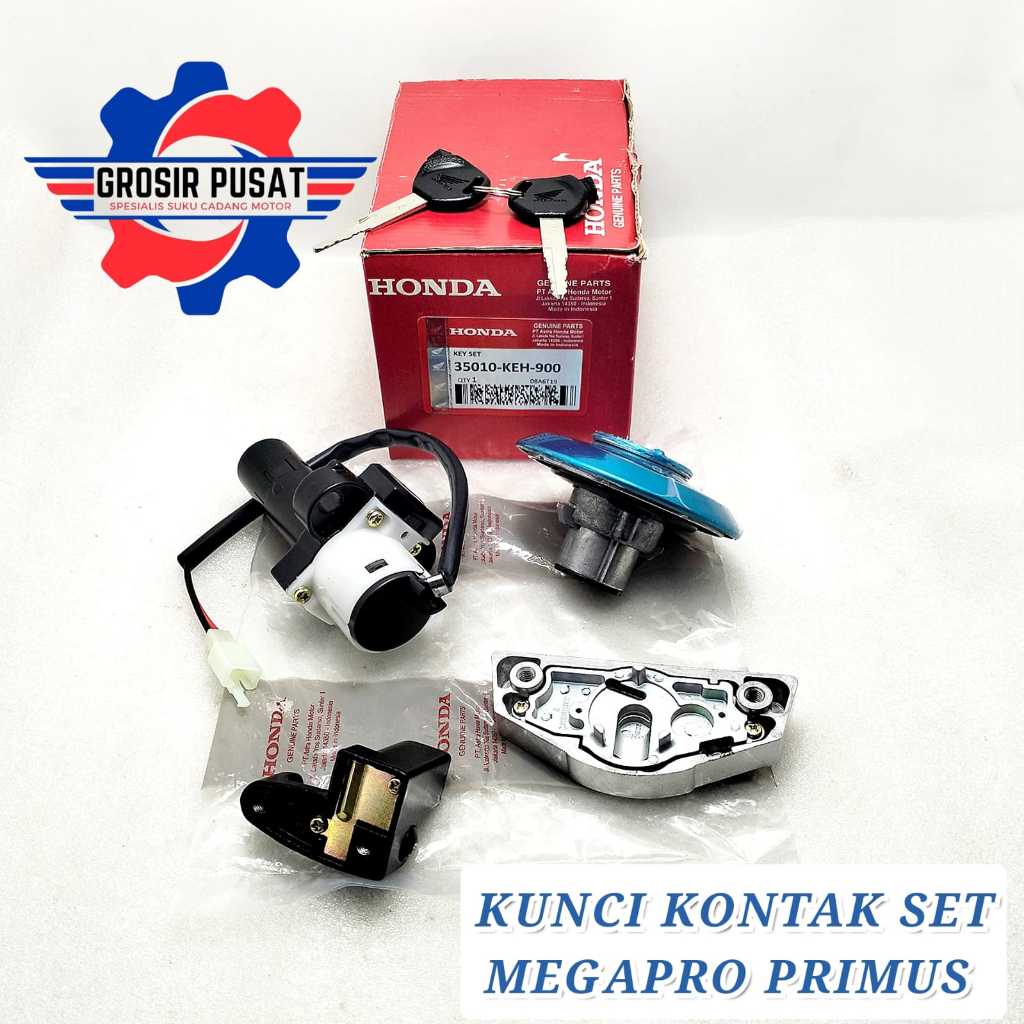 KUNCI KONTAK SET HONDA KEH MEGAPRO PRIMUS KONTAK SET MEGAPRO PRIMUS KEYSET ASSY HONDA MEGAPRO PRIMUS