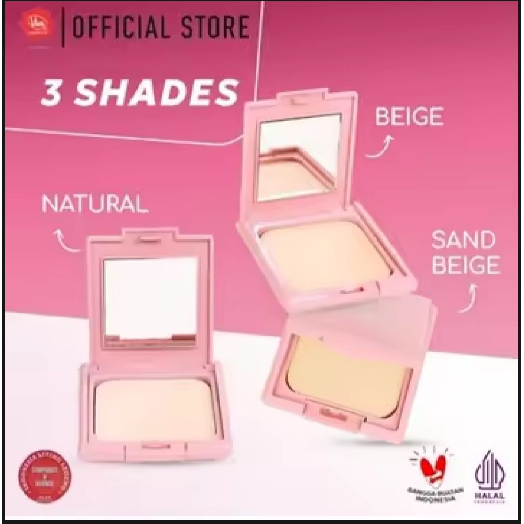 Viva Compact powder Pink UV filter