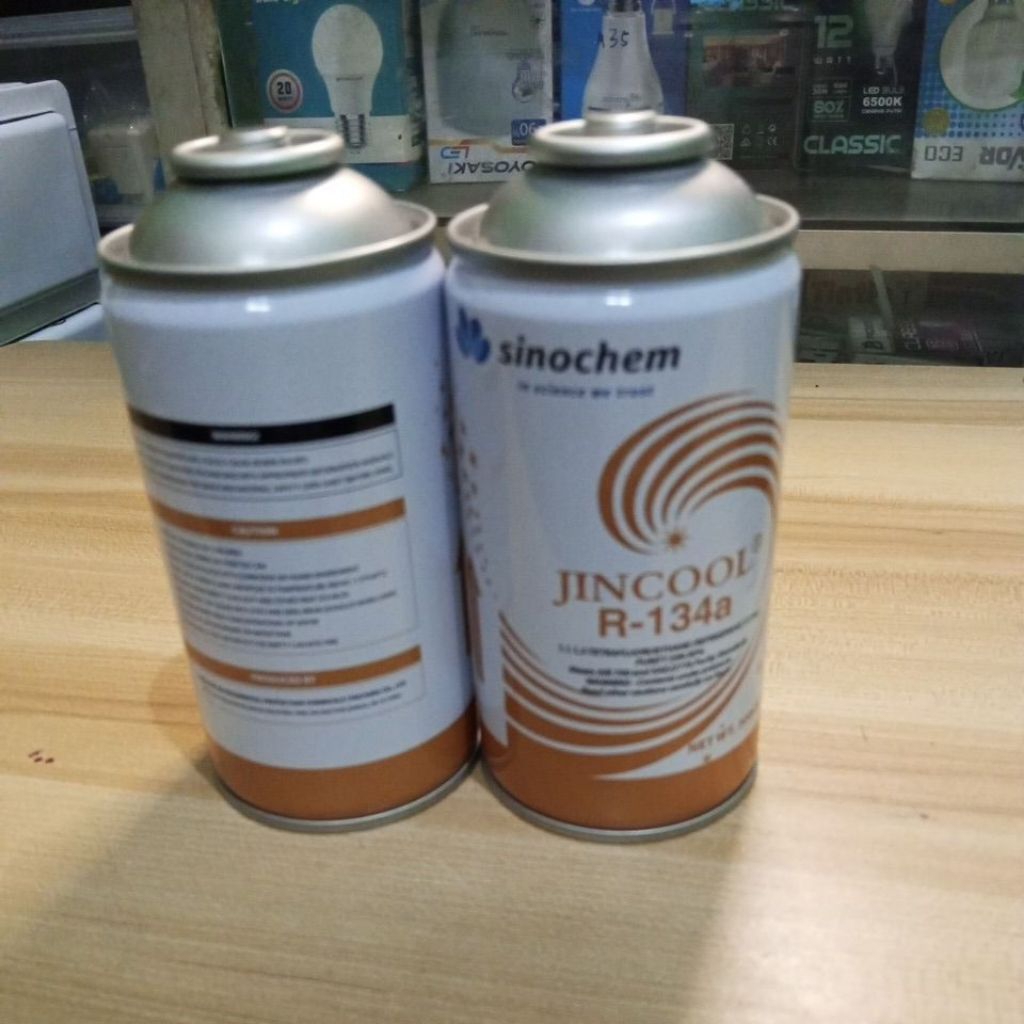 freon kulkas freezer, ac mobil R134a