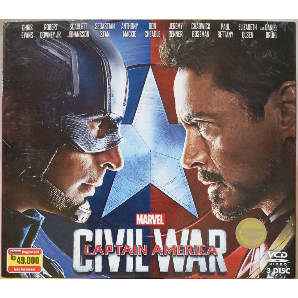 VCD Captain America: Civil War
