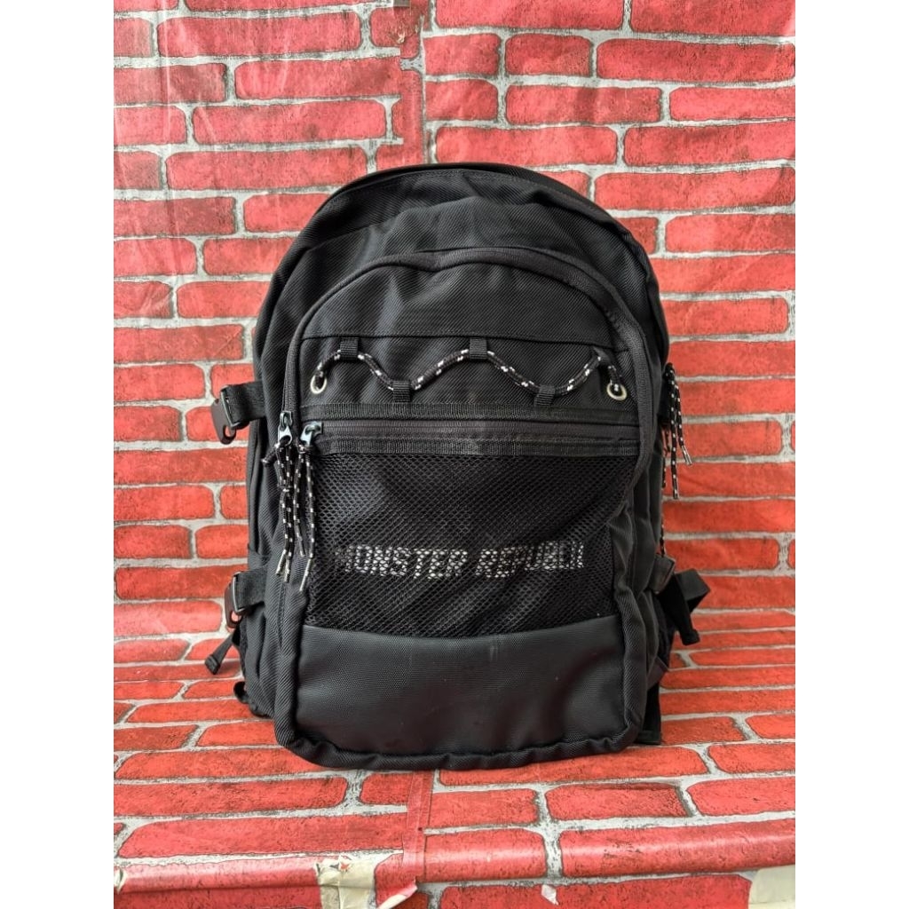Tas Ransel Sekolah kerja Monster Republic Ransel kantor fungsional