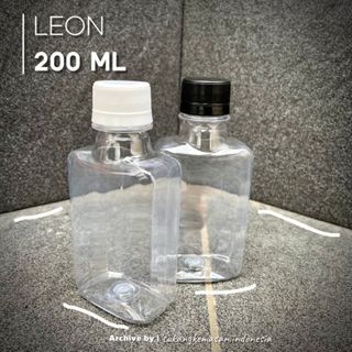 Botol Leon 200ml / Botol Gepeng / Botol Kopi / Botol Kopi Saku / Botol Minuman