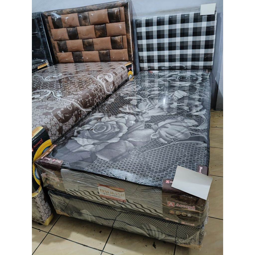 Kasur Springbed 90x200 Garansi Per 15 Tahun | Tilam Spring Bed 3 Kaki Single