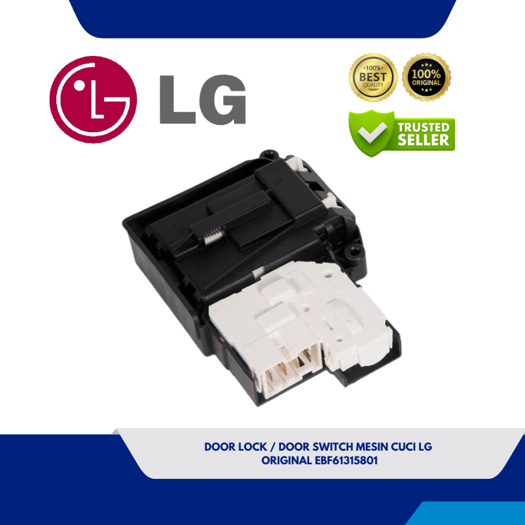 DOOR SWITCH / DOOR LOCK  EBF61315801 MESIN CUCI LG FV1209S5W FV1285S3VS FV1285S3WS FV1285S5WS FV1409