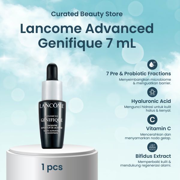 Original Lancome Premium Set (4 Varian) – UV Expert Aqua Gel SPF50 10ml, Tonique Confort Pink Water 