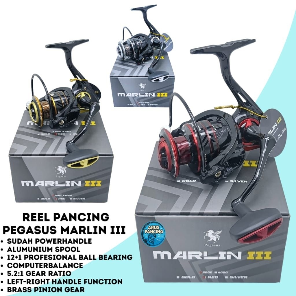 REEL PANCING PEGASUS MARLIN III 2000 | 3000 | 4000