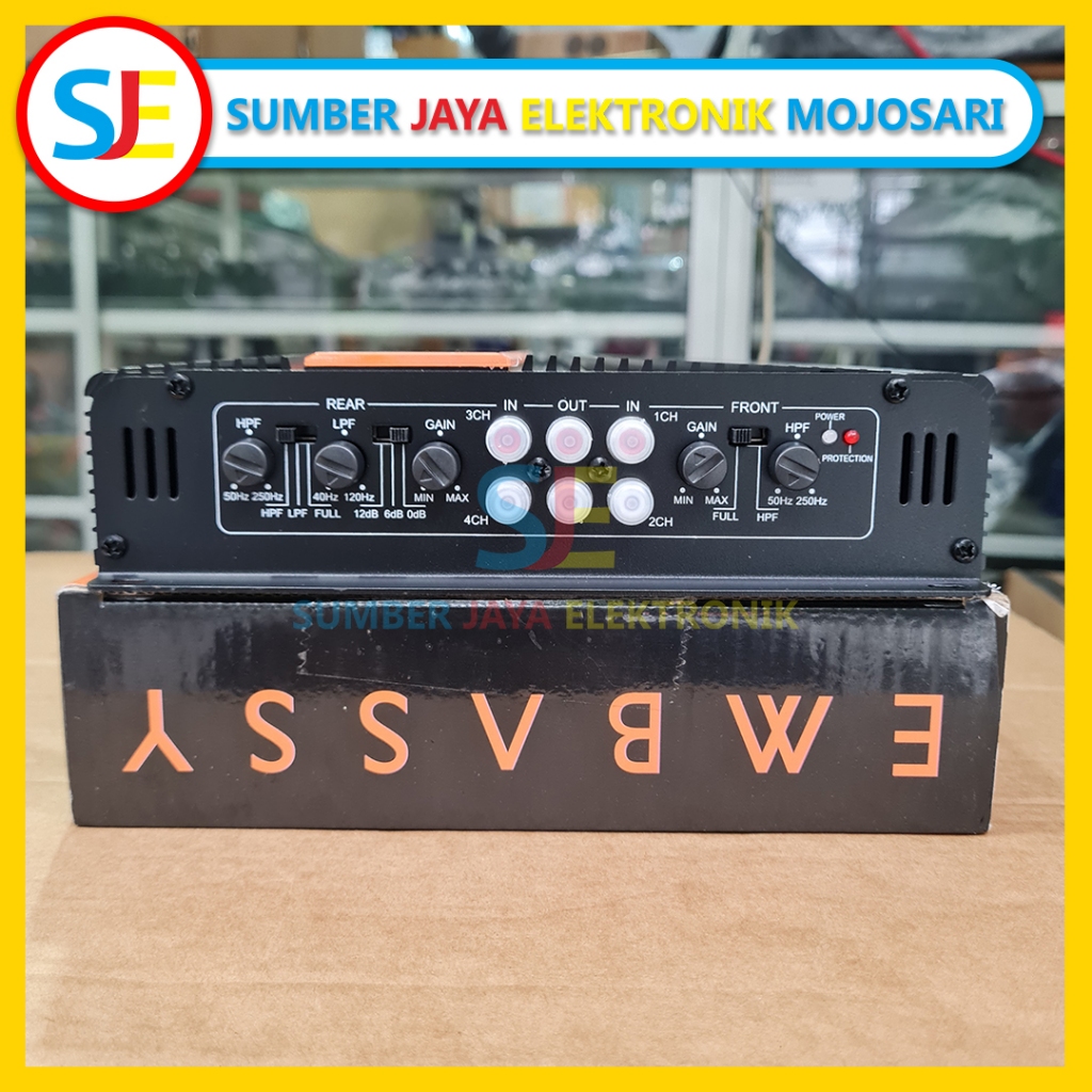 Power Ampli Mobil 4 channel Embassy EA 450 /  Power Amplifier 4 Channel Embassy