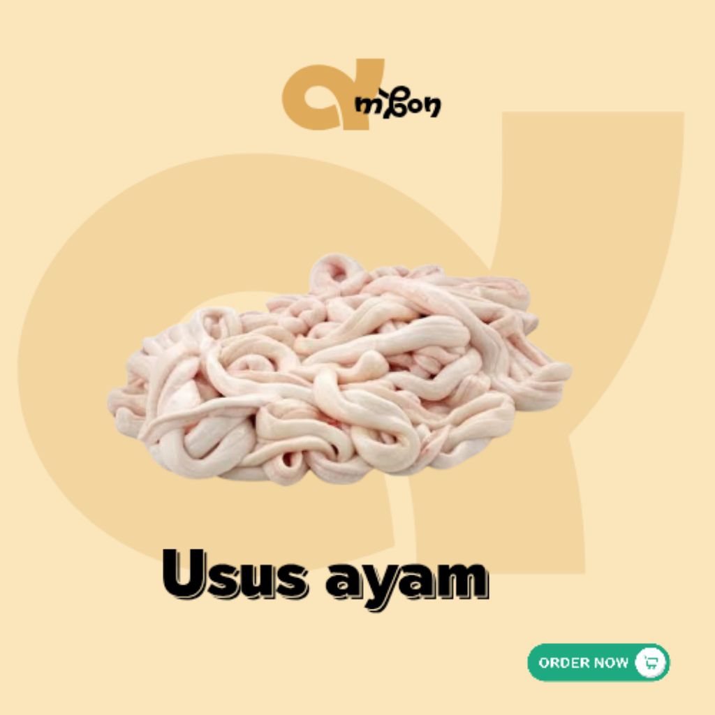 Usus Ayam Segar / Usus Ayam Frozen 500 gram (Bersih & Halal)