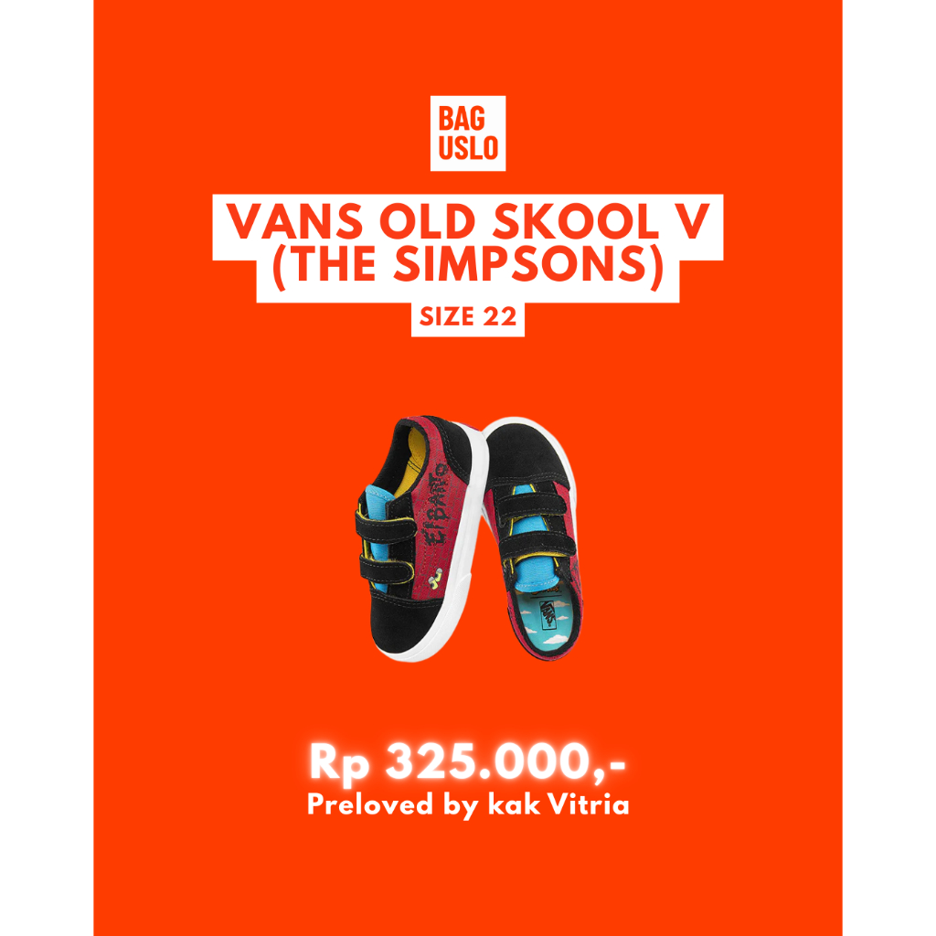 Prelove Vans Old Skool V (The Simpsons) Size 22