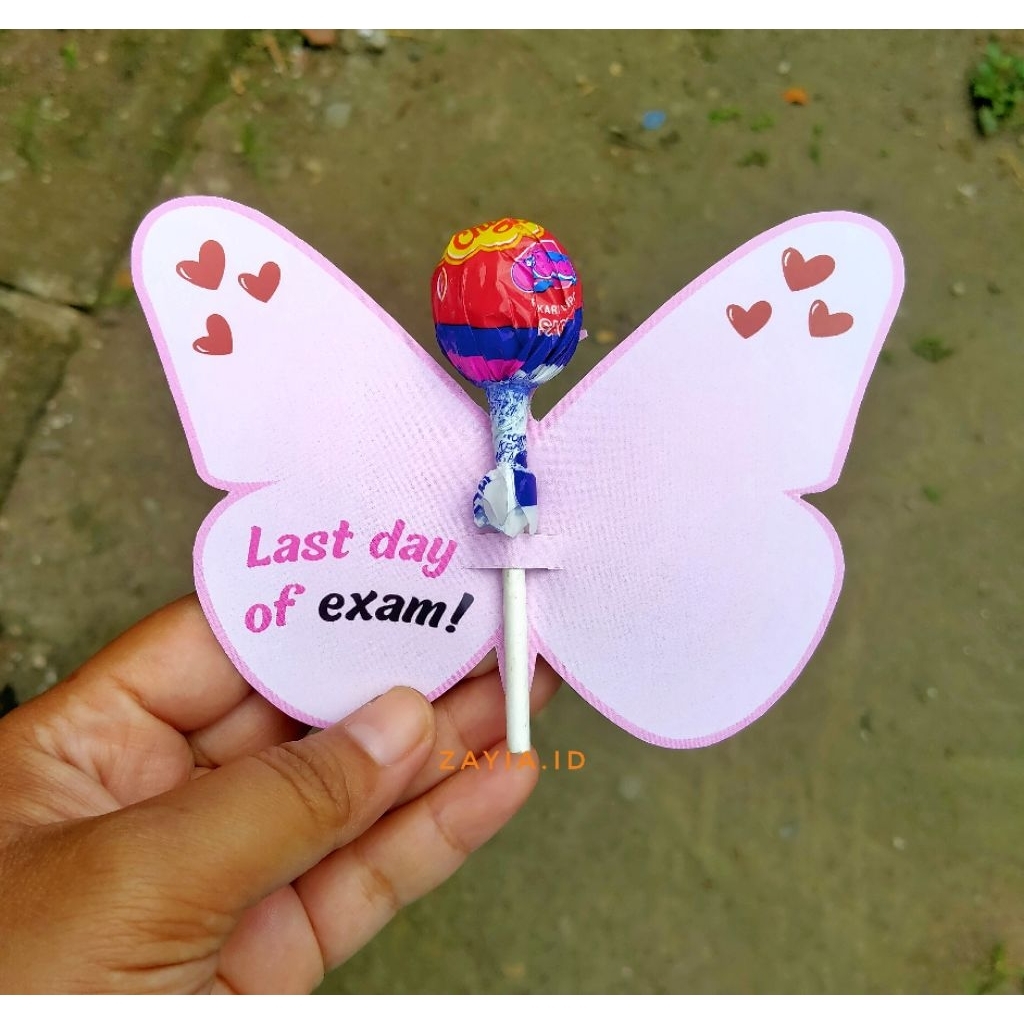 Gift Cards Permen Gift Card Lolipop Hadiah Permen Mini Gift Permen