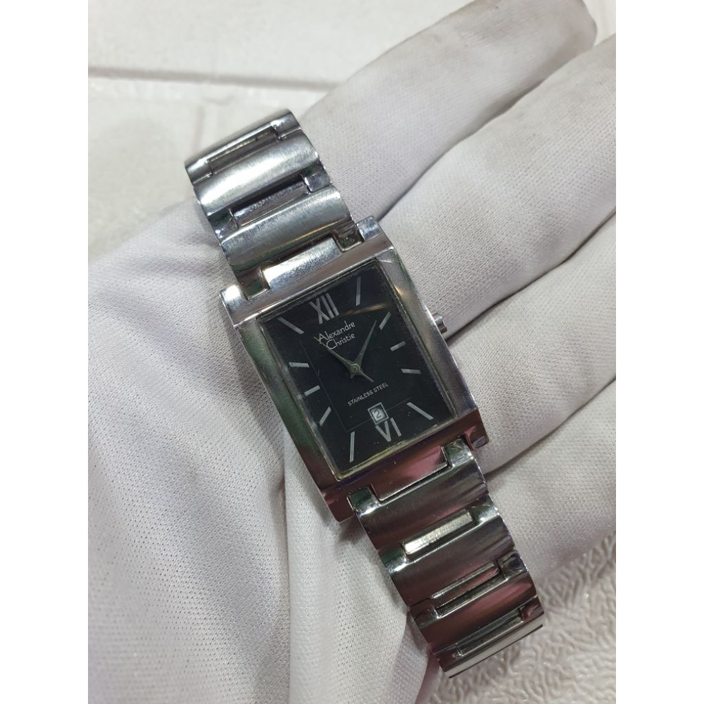 Jam Alexandre Christie 8040MD Original Wanita Preloved