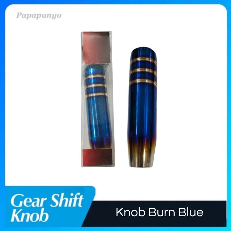Gear Shift Knob Burn Blue Polos 13cm | Knob Tuas Persneling Mobil Manual Universal