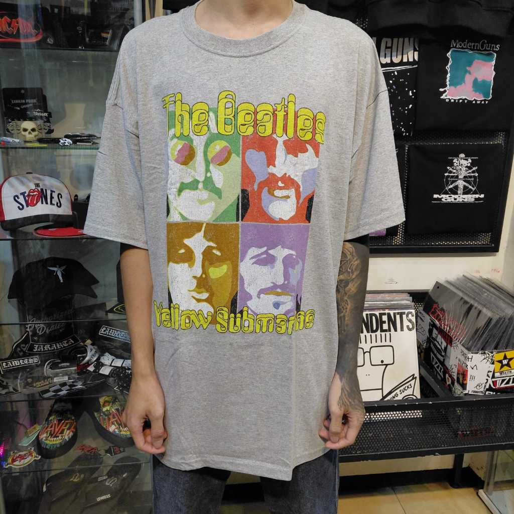T Shirt Band Official THE BEATLES - YELLOW SUBMARINE Original