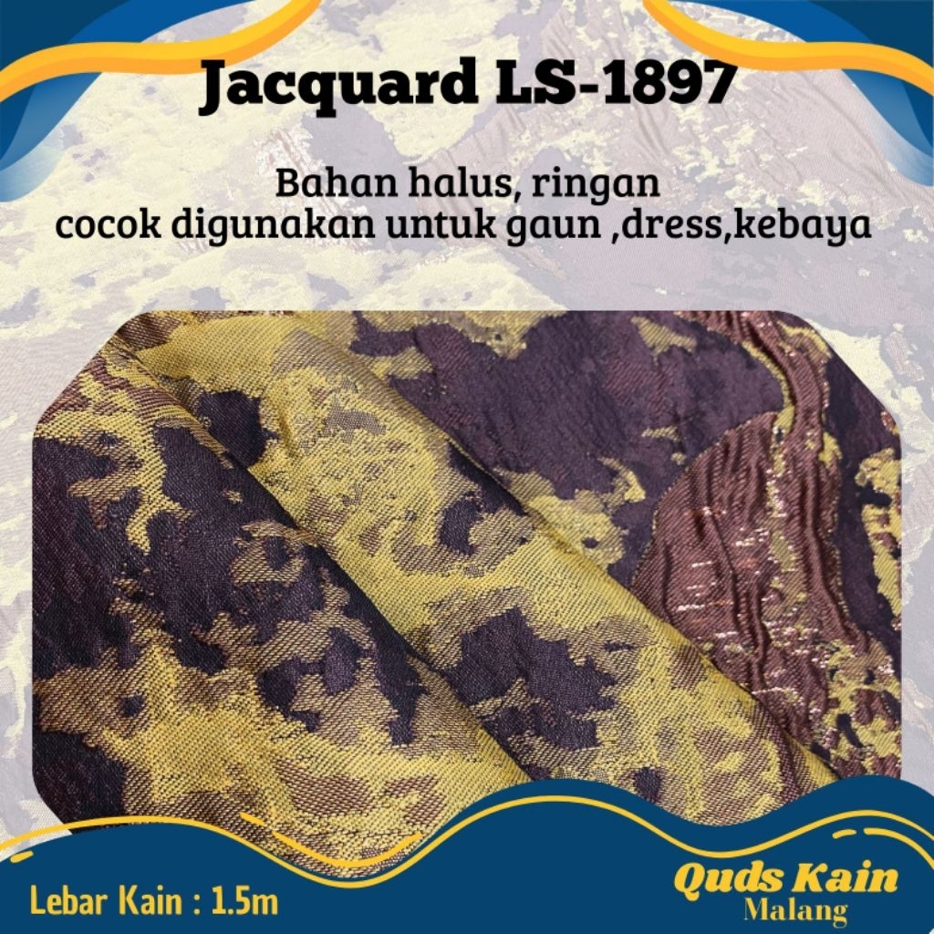 Kain Jacquard Abstract Emboss | Kain Jacquard LS-1897