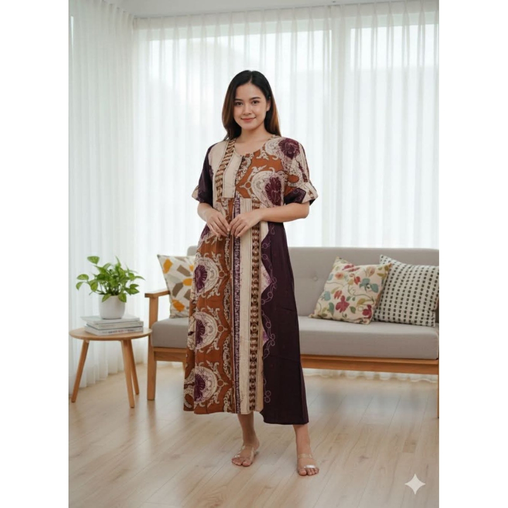 Daster rayon premium,rijek motif,rijek garis, rijek warna,rijek minor