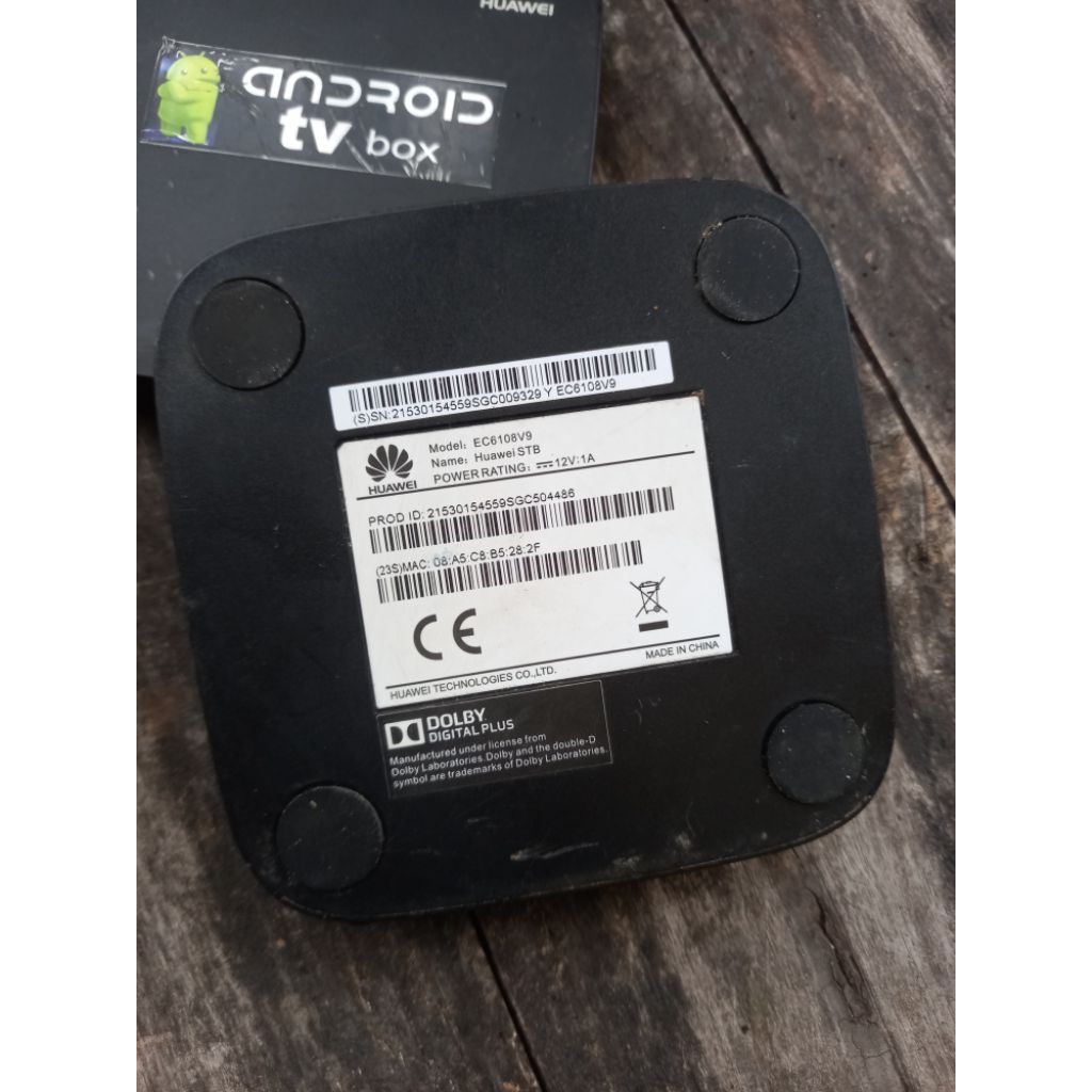 STB Android Huawei EC6108V9 root