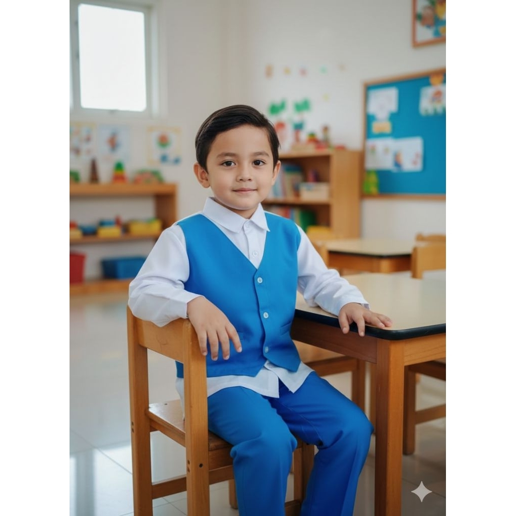 SERAGAM TK MUSLIM ANAK LAKI-LAKI DAN PEREMPUAN