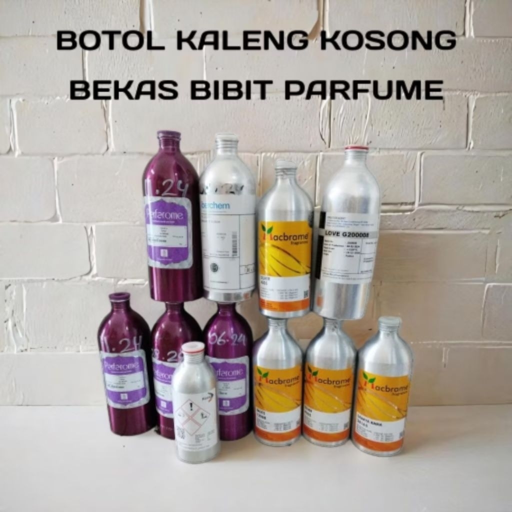Varian Kaleng Botol Kosong Termurah Bekas Parfum 1kg /500ml/100ml