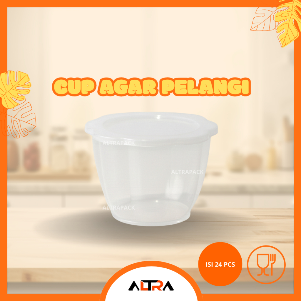 Cup Agar Pelangi | Isi 24 pcs