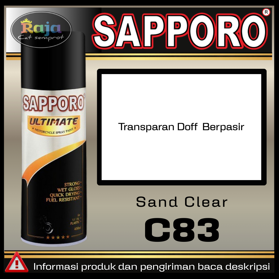 Sapporo Ultimate : Sand Clear - C83*