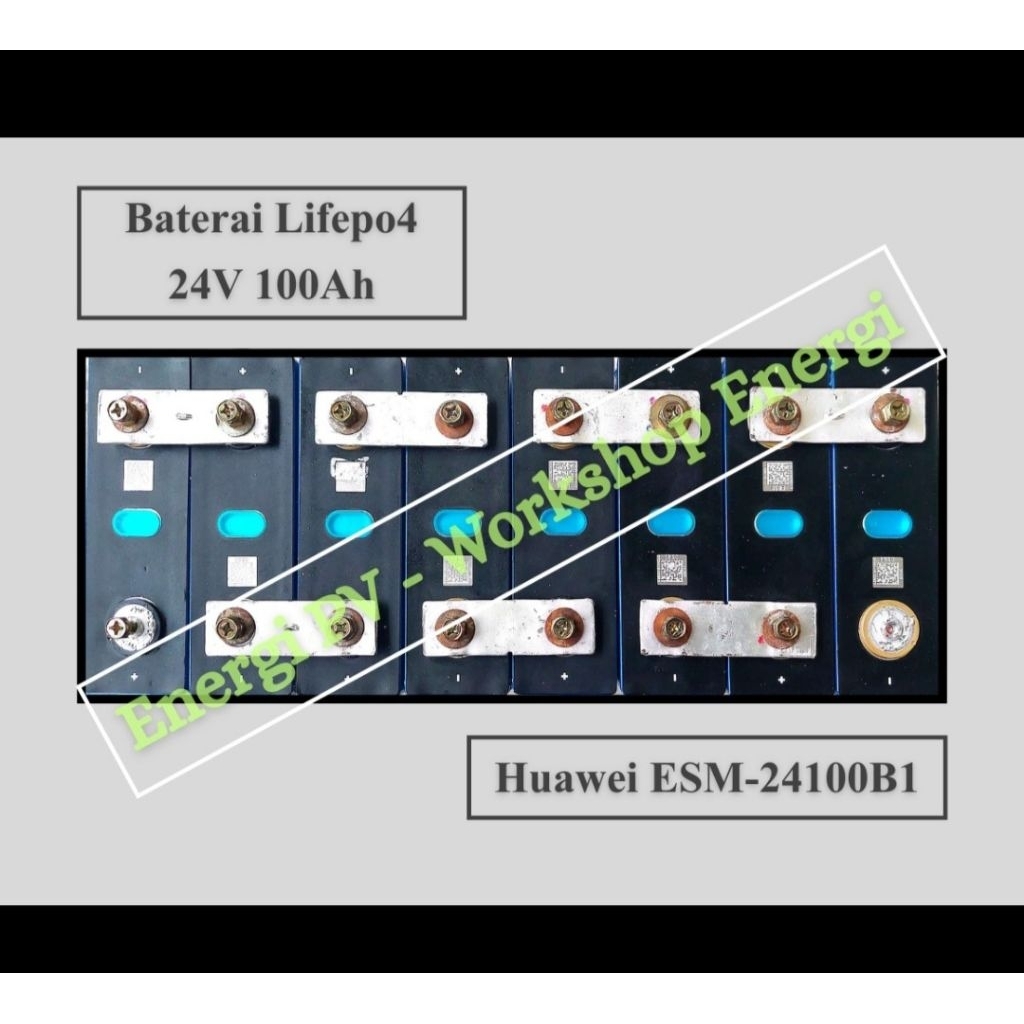 Baterai LifePo4 24V 100Ah Huawei