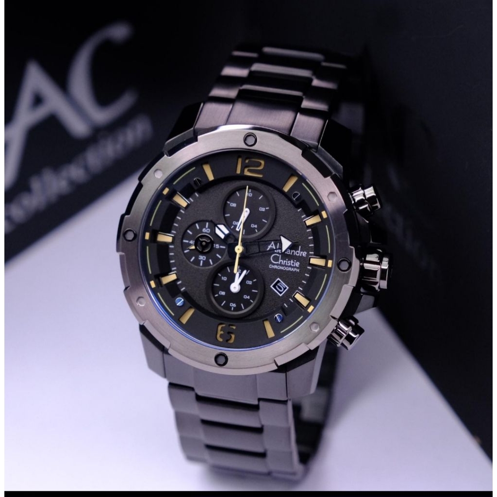 Jam tangan pria Alexandre Christie  AC 6323 / AC 6410 MC Original