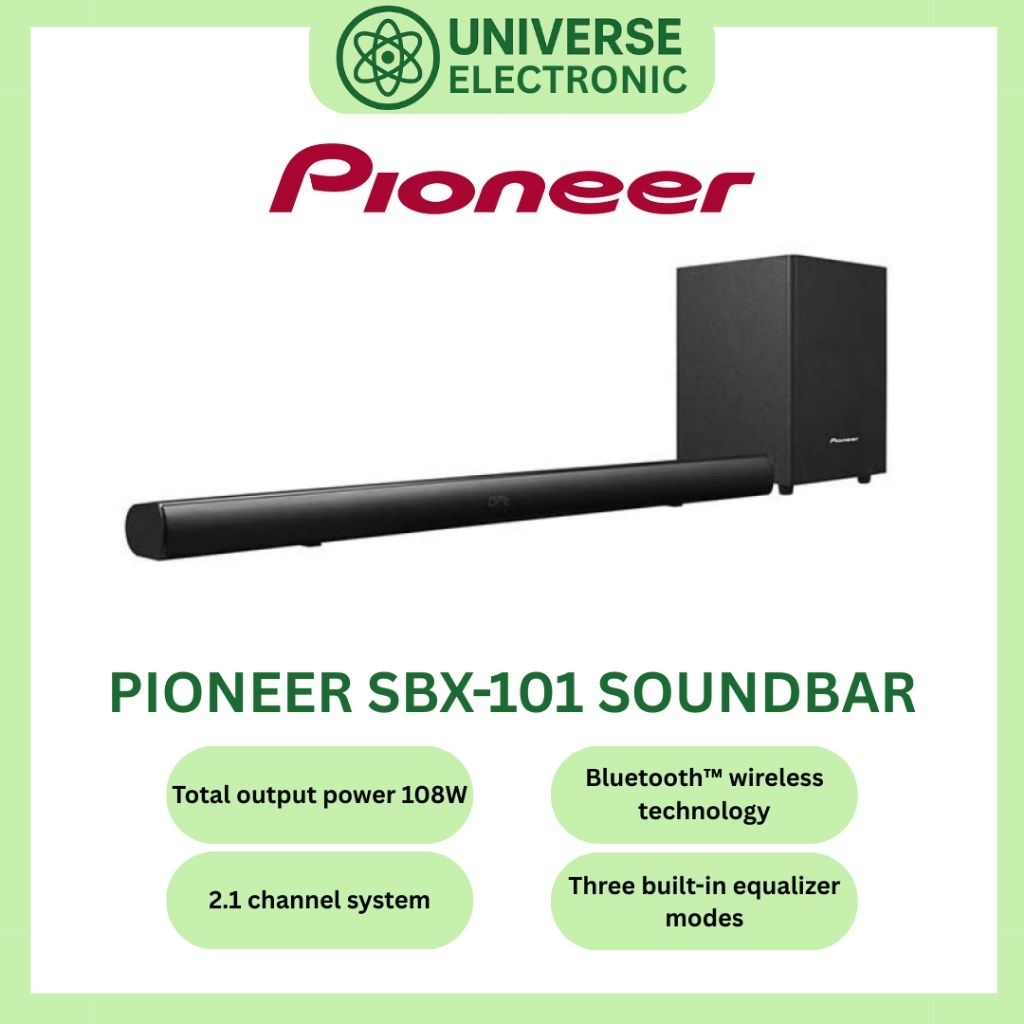 PIONEER SBX-101 / SBX 101 SOUNDBAR SUBWOOFER