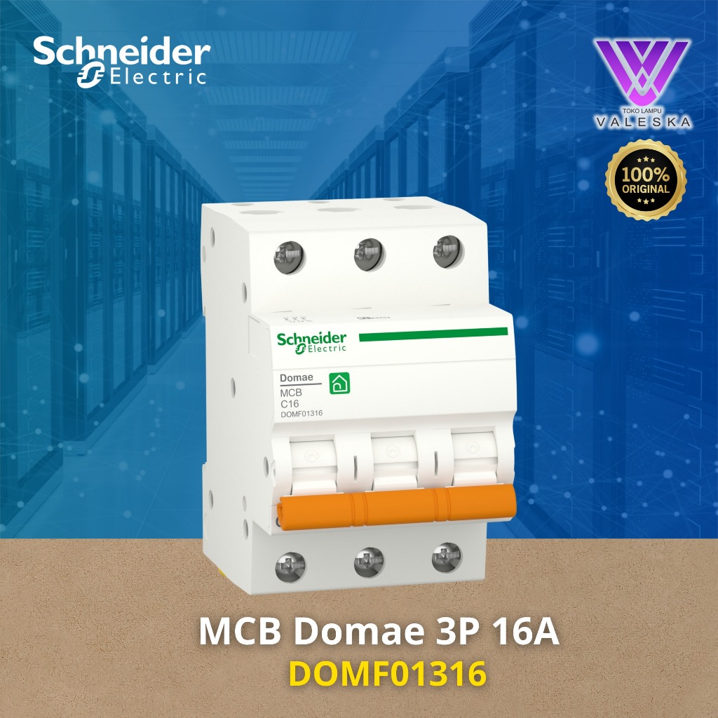 Schneider MCB Domae 3P 16A 3 Phase 16 Ampere