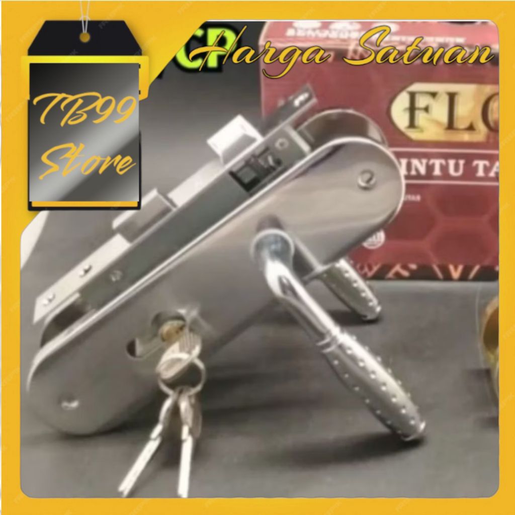 Kunci Pintu Tanggung FLC , Selot , Handle Kunci Medium