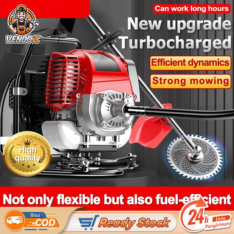 Mesin Potong Rumput Gendong 52CC 4 Tak Arit Rumput Mesin Rumput Alat Pencabut Rumput Alat Potong Rum