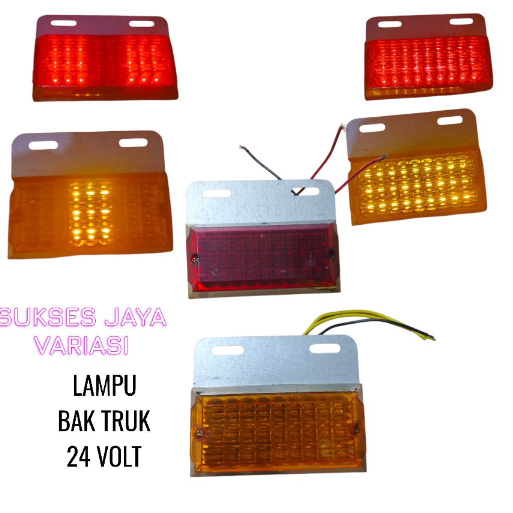 LAMPU BAK TRUCK LED 24 VOLT 27 LED