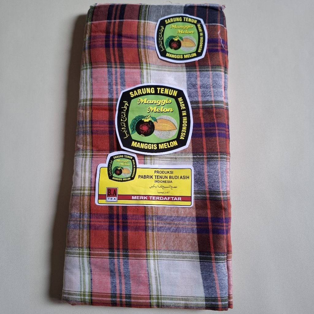 sarung tenun jadul manggis melon