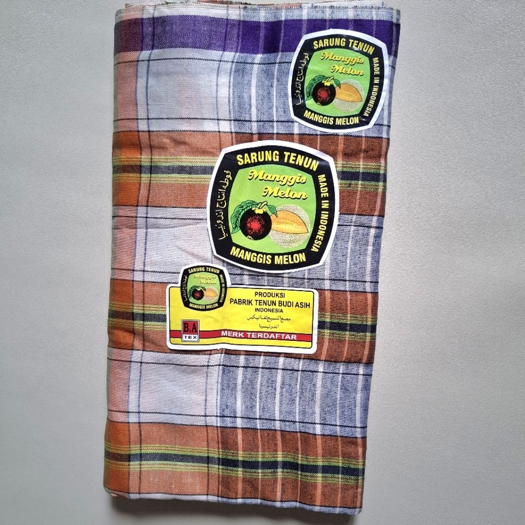 sarung tenun jadul manggis melon (imperfect/tidak sempurna)