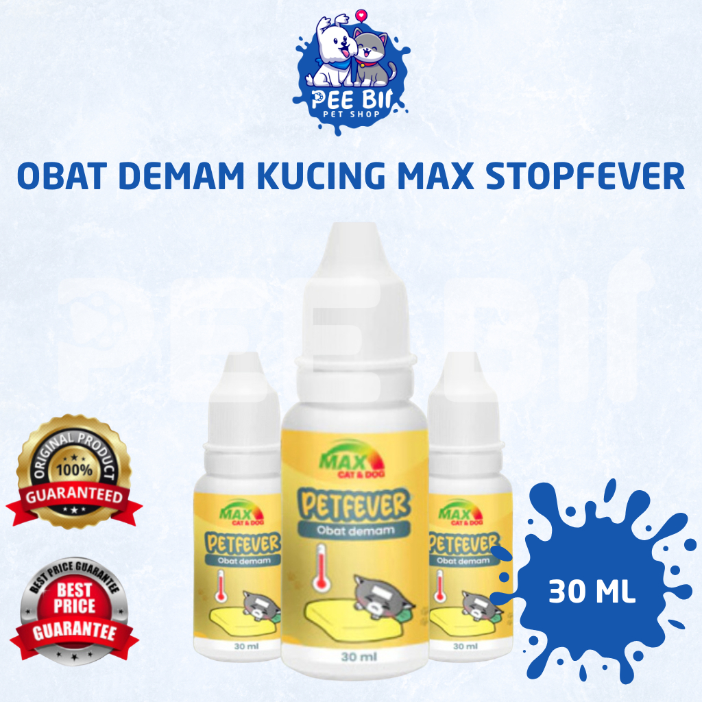 OBAT MAX STOP FEVER / OBAT DEMAM KUCING