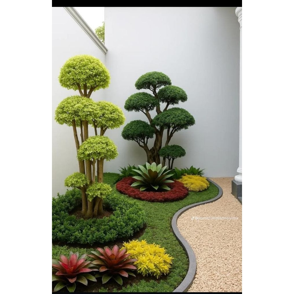 jasa pembuatan taman kering batu koral