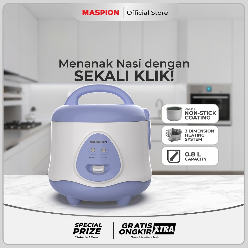 Maspion EX-0618 Magic Com 0.8L - Penanak Nasi Praktis